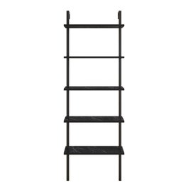 Hanah Home Estantería Industrial Negra 60x174x22 cm